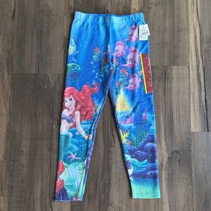 Disney Princess Little Mermaid Ariel Kids Leggings